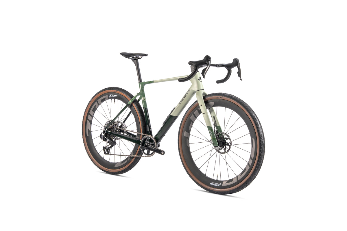 colnago-g5x-carbon-green-gravel-bike - Sram Red XPLR