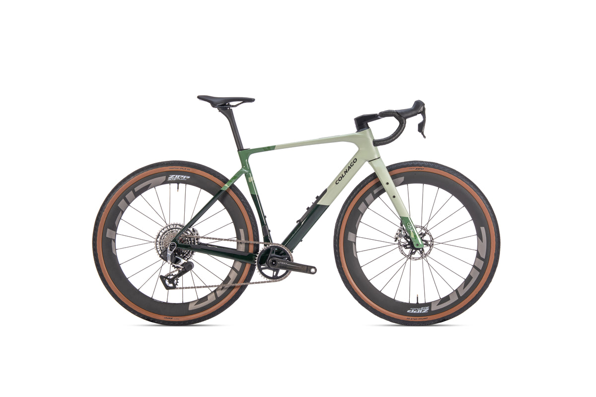 colnago-g5x-carbon-green-gravel-bike - Sram Red XPLR