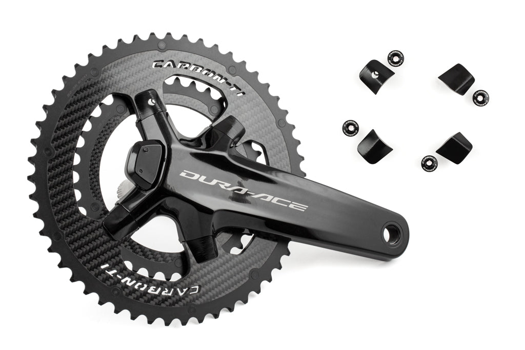 Carbon - Ti - Carbon - Ti X - CarboRing EVO 50 x 110 Shimano Dura - Ace 12S 9200 (4 arms) - Carbon Chainrings - King Of The Watts