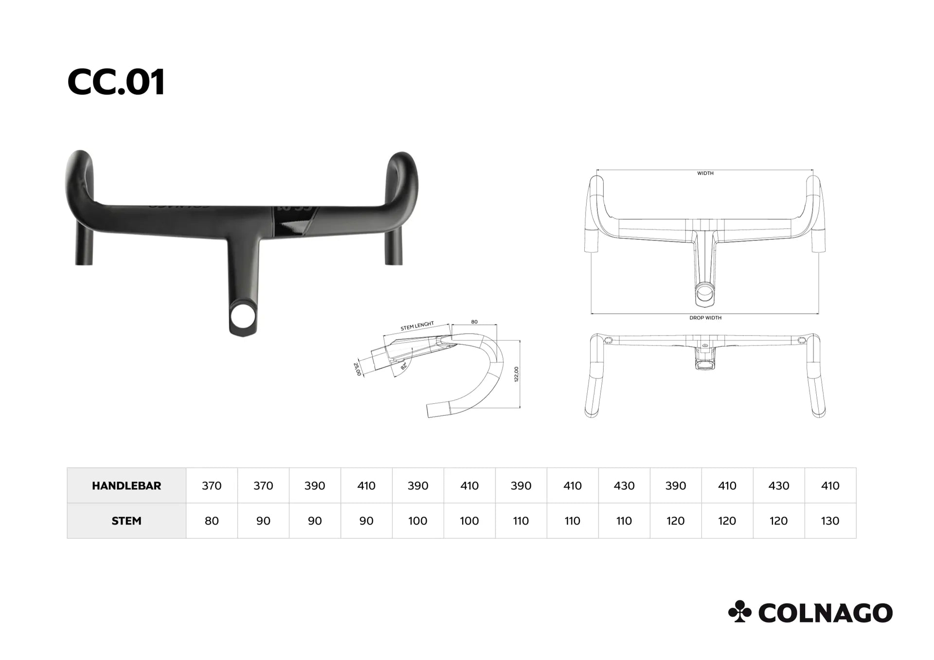 パーツ COLNAGO CC.01 Integrated Handle Bar Colnago CC.01 パーツ COLNAGO CC.01 Integrated Handle Bar Colnago CC.01