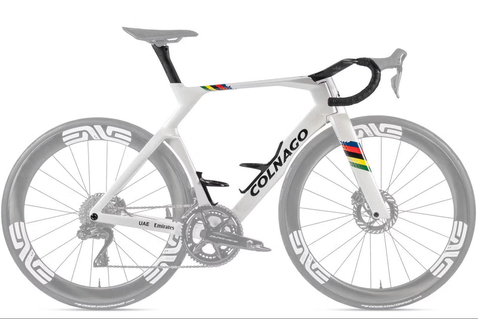 Colnago - Colnago Y1Rs Disc FRAMESET - 2025 World Champion - Tadej Pogacar Rainbow Livery - King Of The Watts