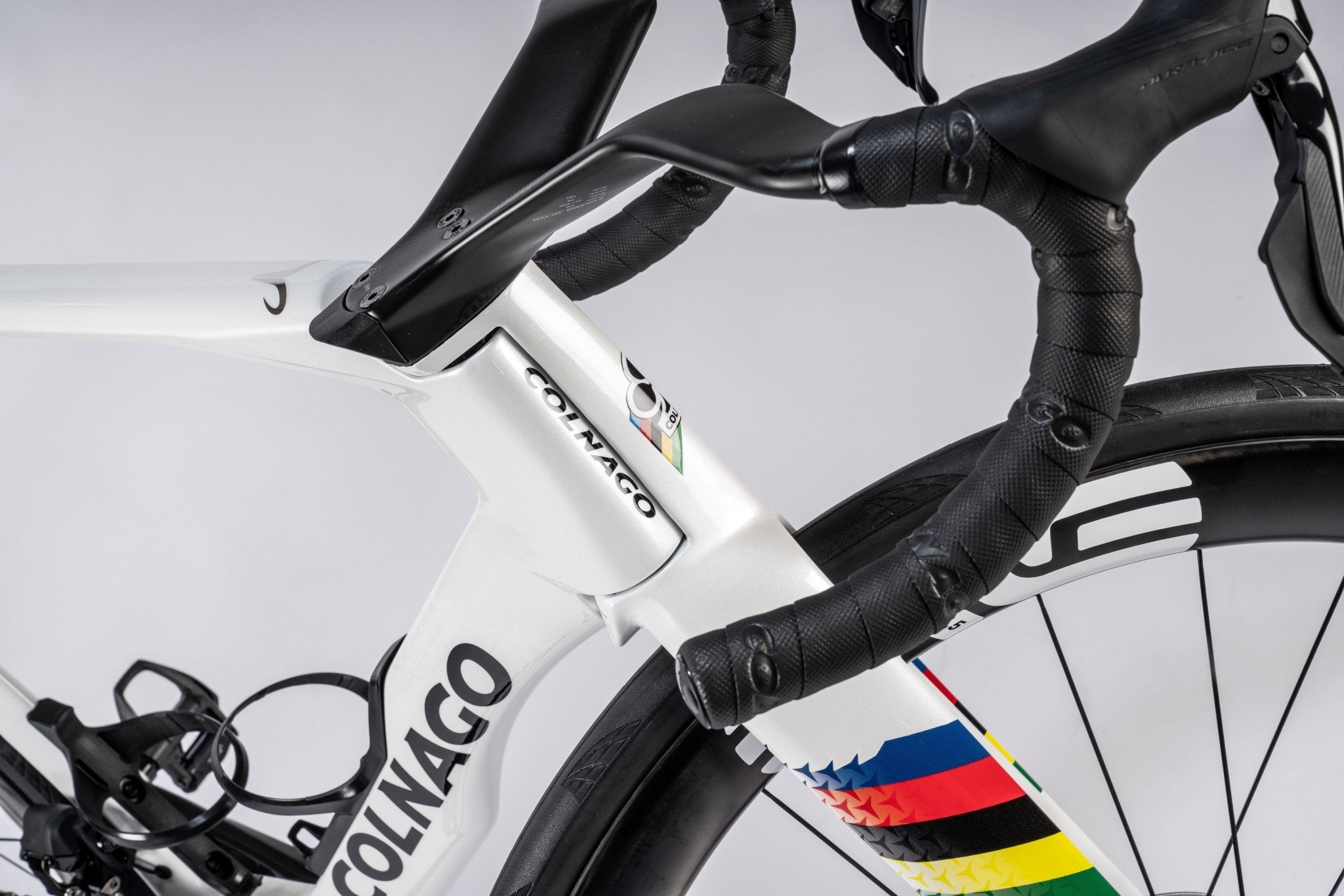 Colnago - Colnago Y1Rs Disc FRAMESET - 2025 World Champion - Tadej Pogacar Rainbow Livery - King Of The Watts