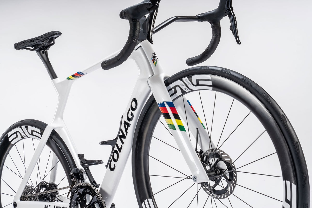 Colnago - Colnago Y1Rs Disc FRAMESET - 2026 World Champion - Tadej Pogacar Rainbow Livery - King Of The Watts