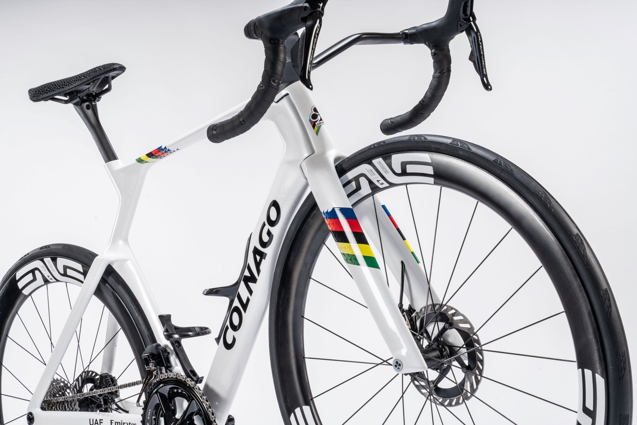 Colnago - Colnago Y1Rs Disc FRAMESET - 2026 World Champion - Tadej Pogacar Rainbow Livery - King Of The Watts