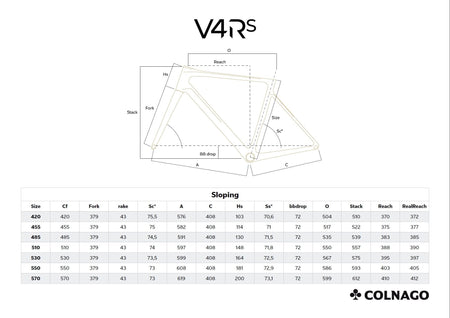 Colnago - Colnago V4RS FRAMESET - RVBK - BLACK - King Of The Watts